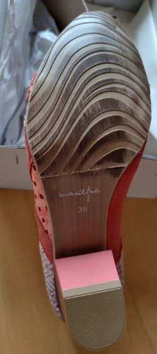 Skórzane półbuty Maciejka - r.36