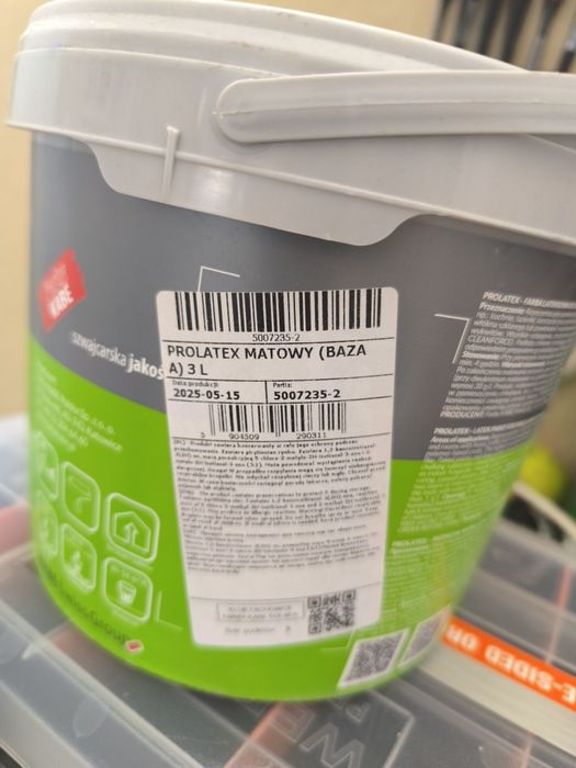 KABE PROLATEX farba lateksowa mat 3L