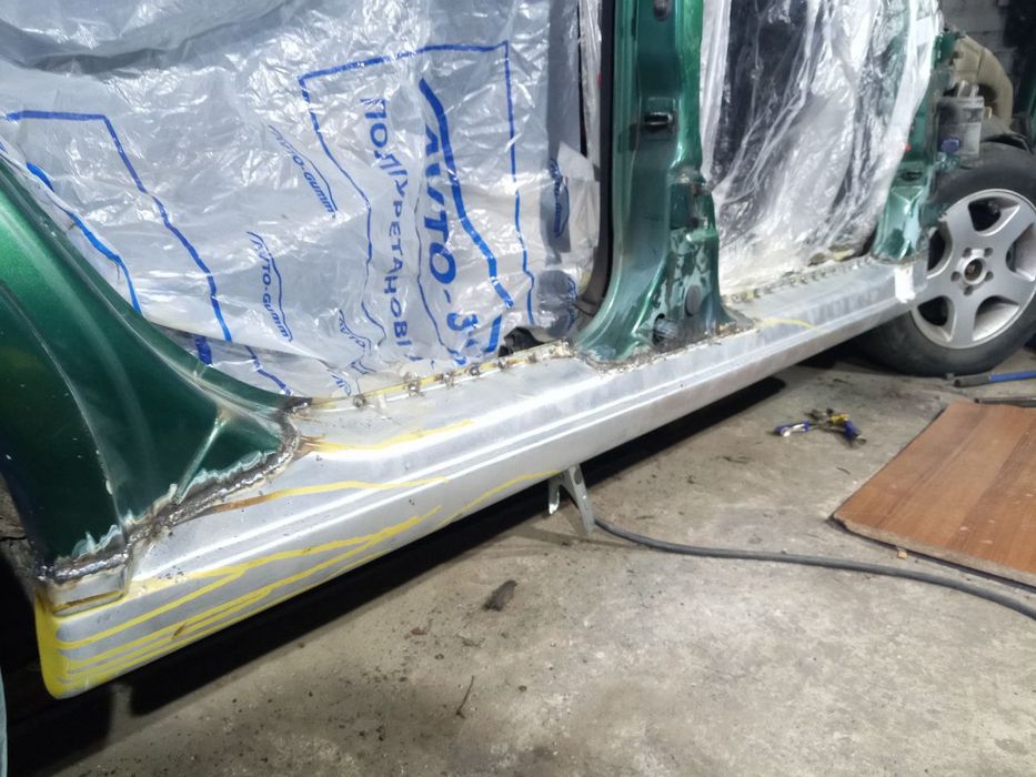 Зварювальні роботи, фарбування ,обробка днища.