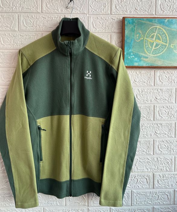 Флісова зіп кофта Haglofs Buteo Mid Jacket чоловіча рС тепла зимова