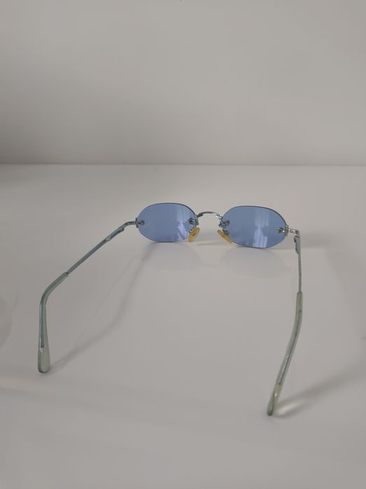 Vision Express błękitne srebrne męskie/unisex okulary przeciwsłoneczne