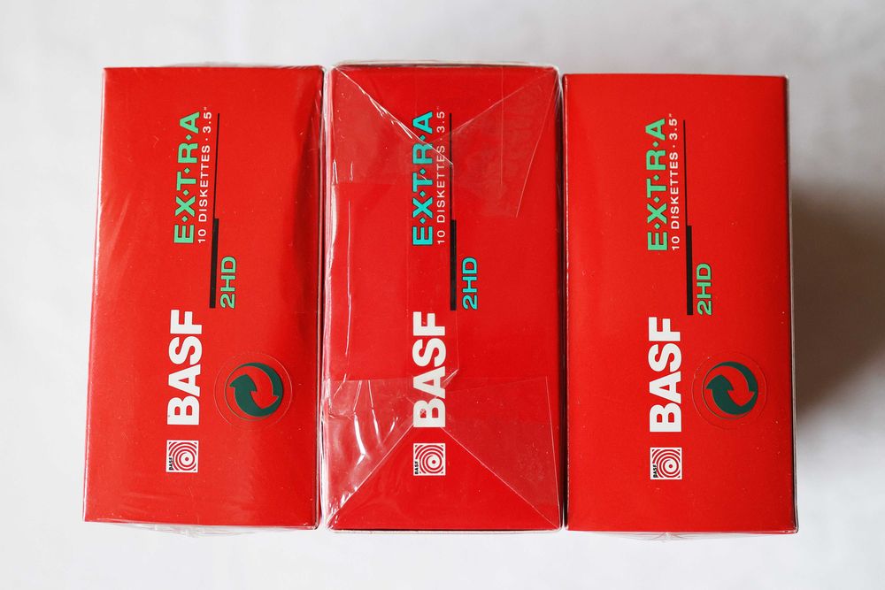 Dyskietki Basf 3,5'' 2HD Extra, pakiet