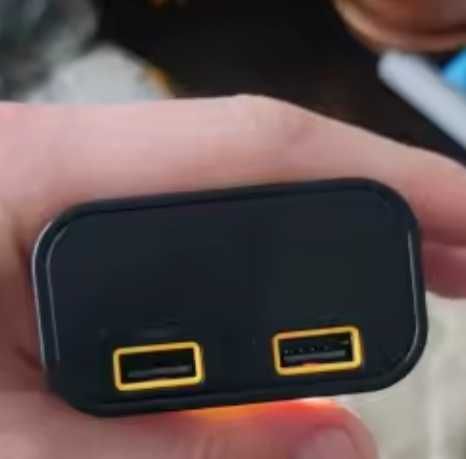 Стильный прозрачный корпус повербанка на 3 батареи 18650