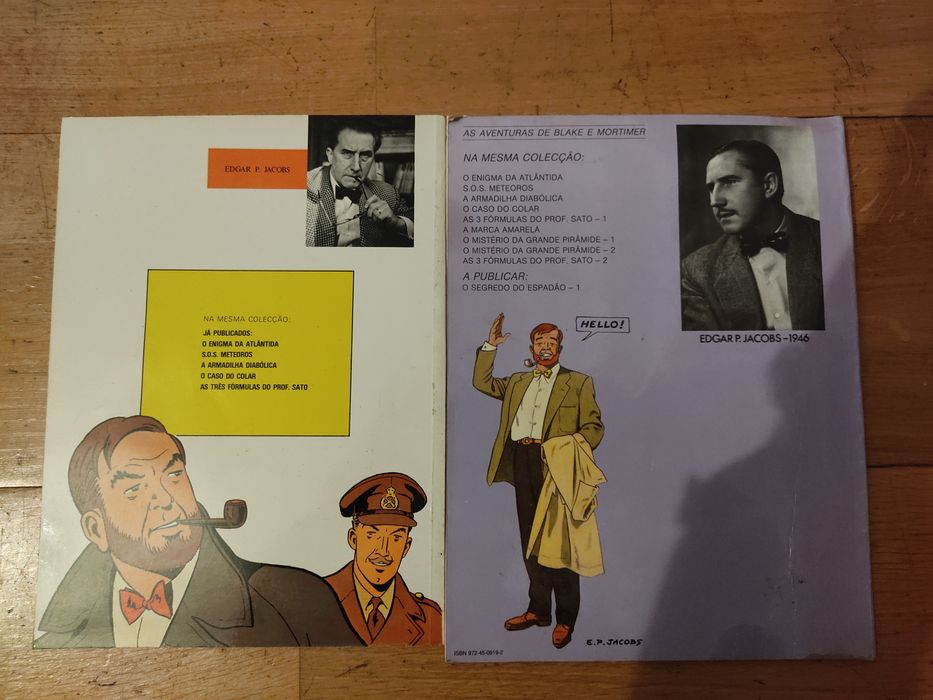 Banda Desenhada antiga - As 3 formulas do Prof. Sato - Tomo 1 e 2