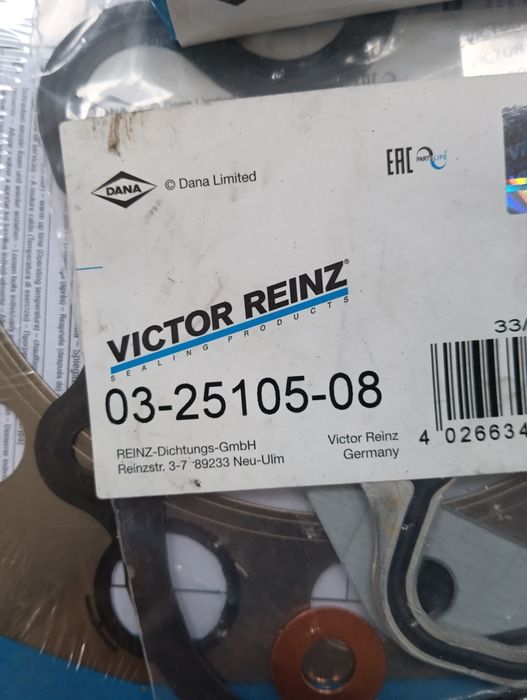 Комплект прокладок головки блока циліндрів Mersedes