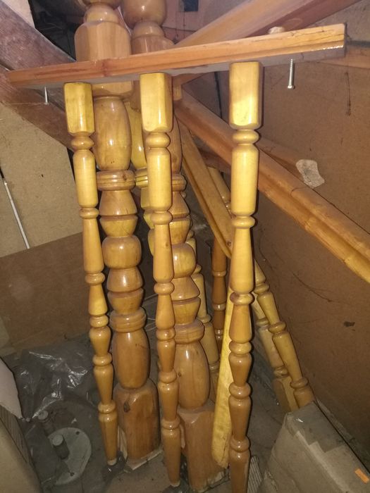 Sprzedam schody drewniane metalowe okrągłe