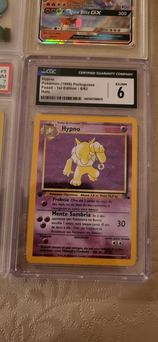 Cartas graduadas slabs psa 7, psa 10, graad 10, CGC 6