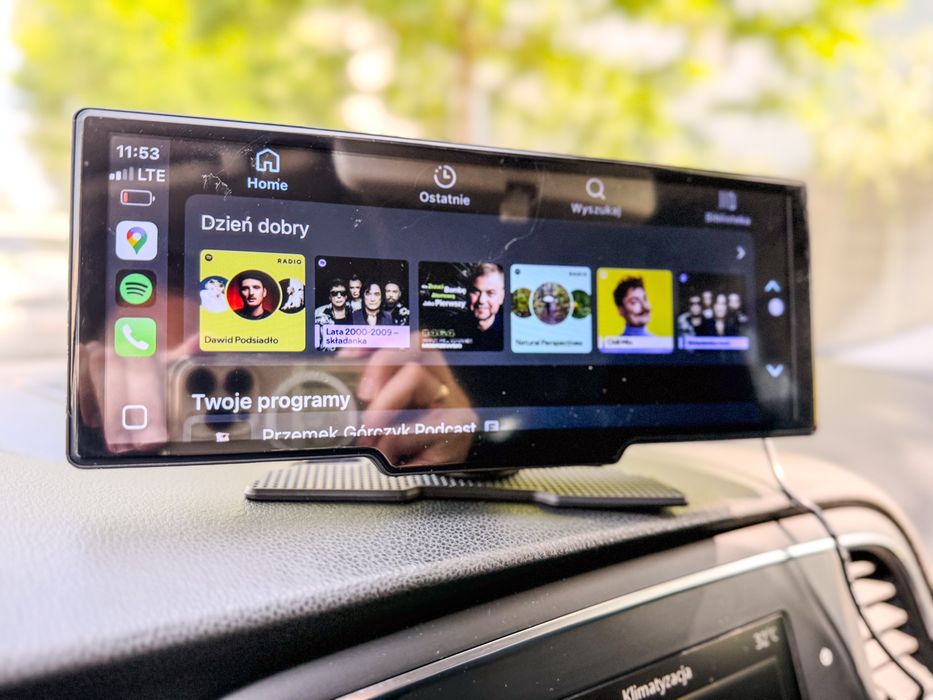 Nawigacja , rejestrator - stacja multimedia Android Auto / Carplay