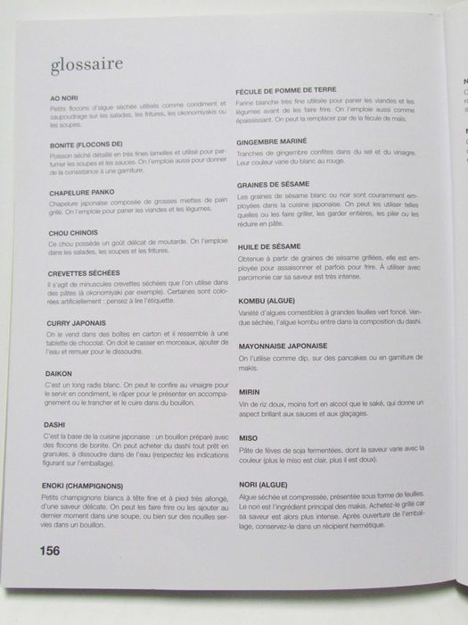 Livro culinária Japão: "Cuisiner japonais pas à pas" de Jody Vassallo