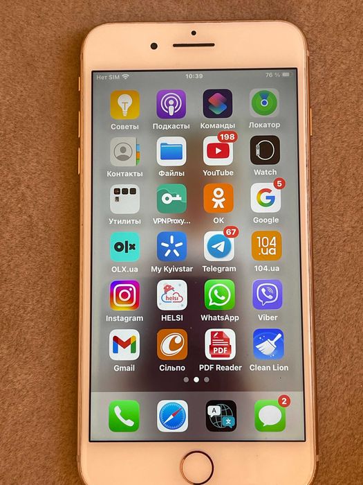 Айфон  8 плюс в идеальном состоянии