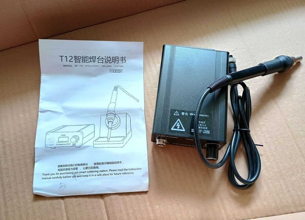 Lutownica, stacja lutownicza Lefavor. T12. 75W
