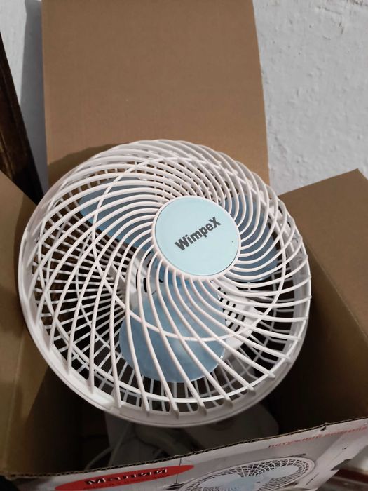 Вентилятор Wimpex WX707, 180 mm, 50 BT настільний на прищіпці