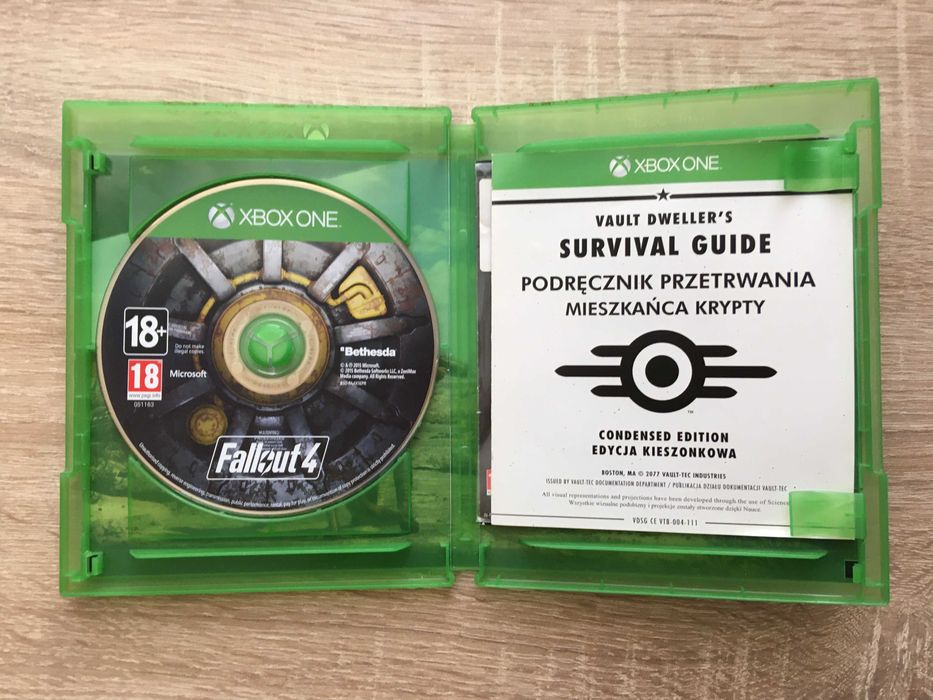 Fallout 4 - Xbox One / Xbox Series X - PL - stan Używany, sprawny 100%