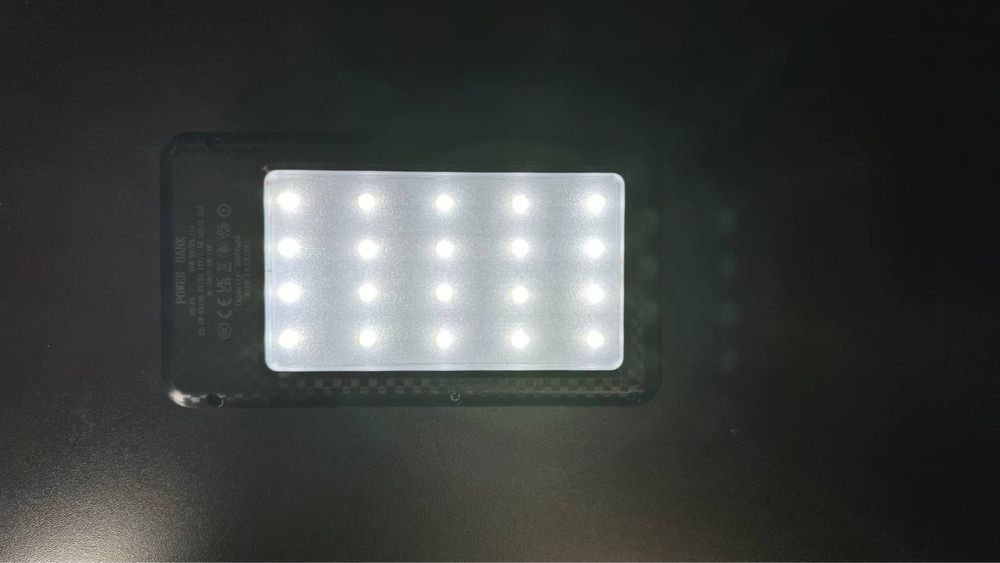 Power bank Павер банк 20 000 mah на 18650 тесла з ліхтарем 22.5w
