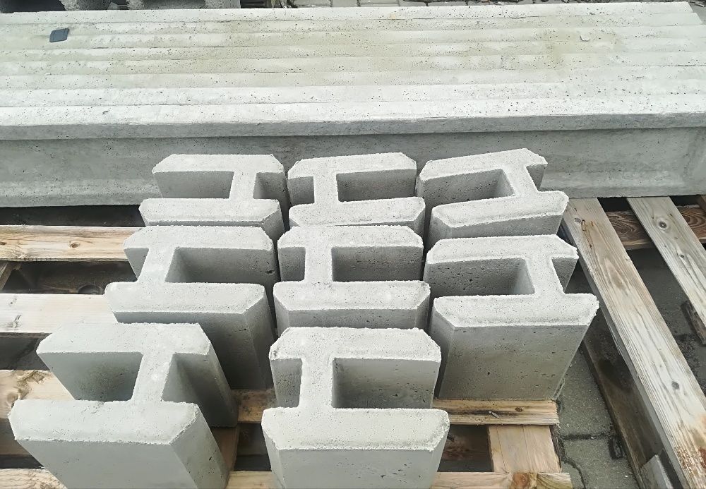 Płyta betonowa podmurówka pod panel, siatkę Łask Kolumna