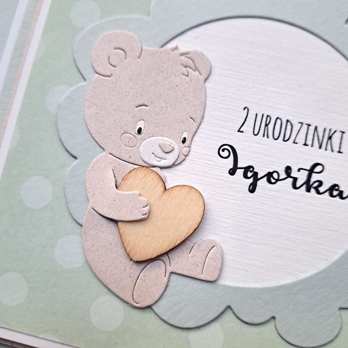 Personalizowana kartka na roczek, urodzinki, z okazji narodzin