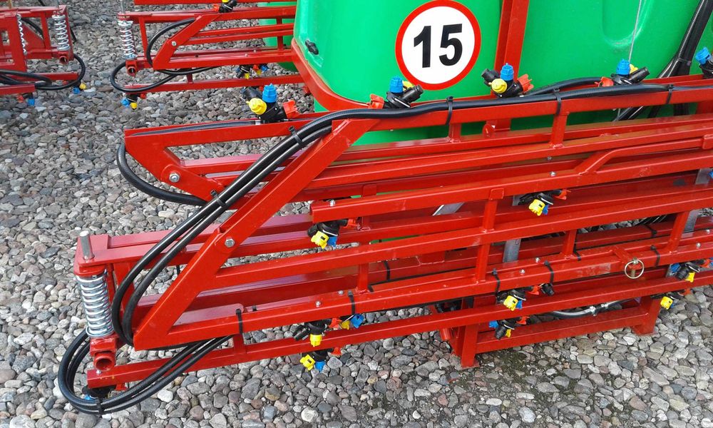 Opryskiwacz BRANDI 1000 Litrów 15m RSM pompa 130l Zawór Stałociśnieniowy Pięć Sekcji drabinka NOWY Gwarancja ATEST 5 lat