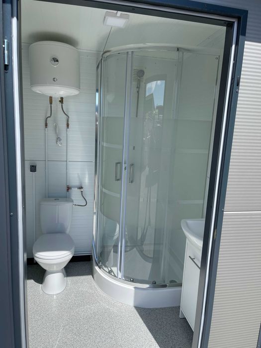 Toaleta łazienka WC altanka domek letniskowy sauna kontener pawilon