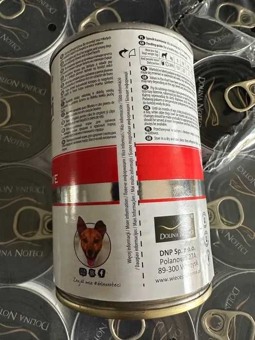 Dolina Noteci Premium Junior mokra karma dla psa wołowina 6x400 g