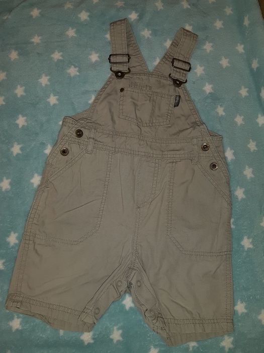 Spodnie ogrodniczki szorty 80 H&M