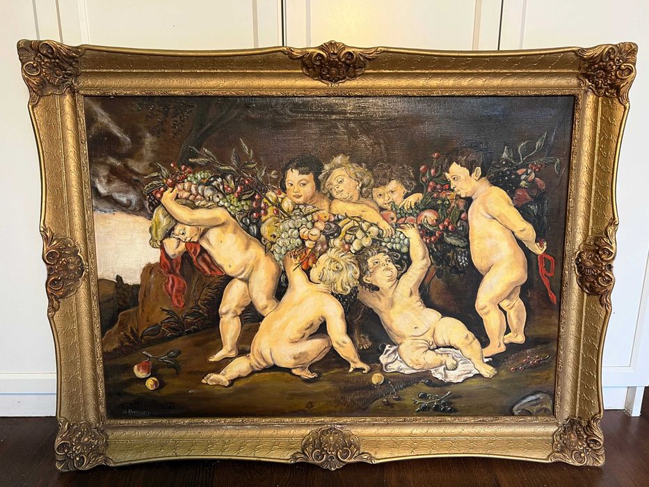 „Girlandy owoców” – reprodukcja obrazu Petera Paula Rubensa kopia