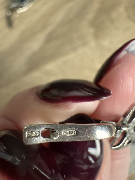 Сережки срібні 925 проба, серьги серебро,  срібло