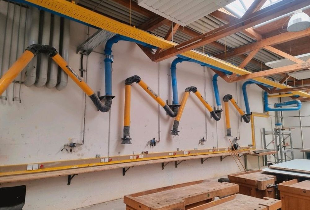 Odciag spawalniczy Plymovent 4metry