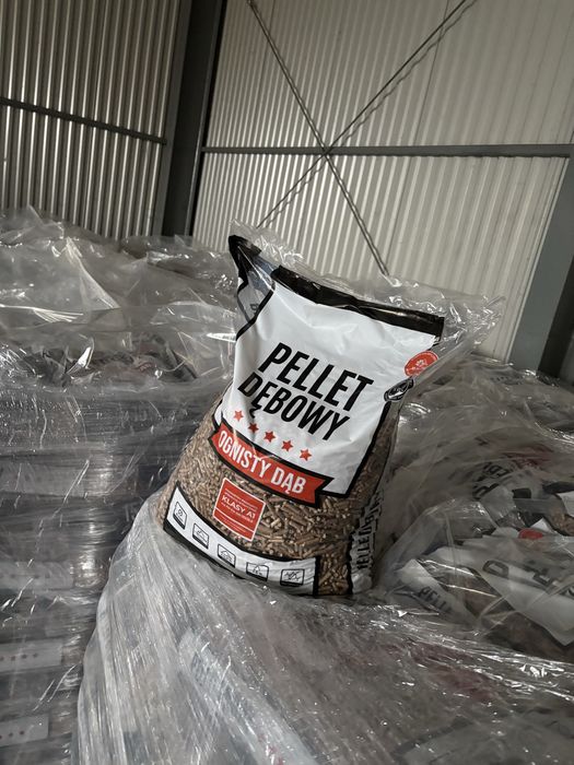 Pellet  dębowy A1 iBIC,  polski producent, dostawa Krasnystaw!