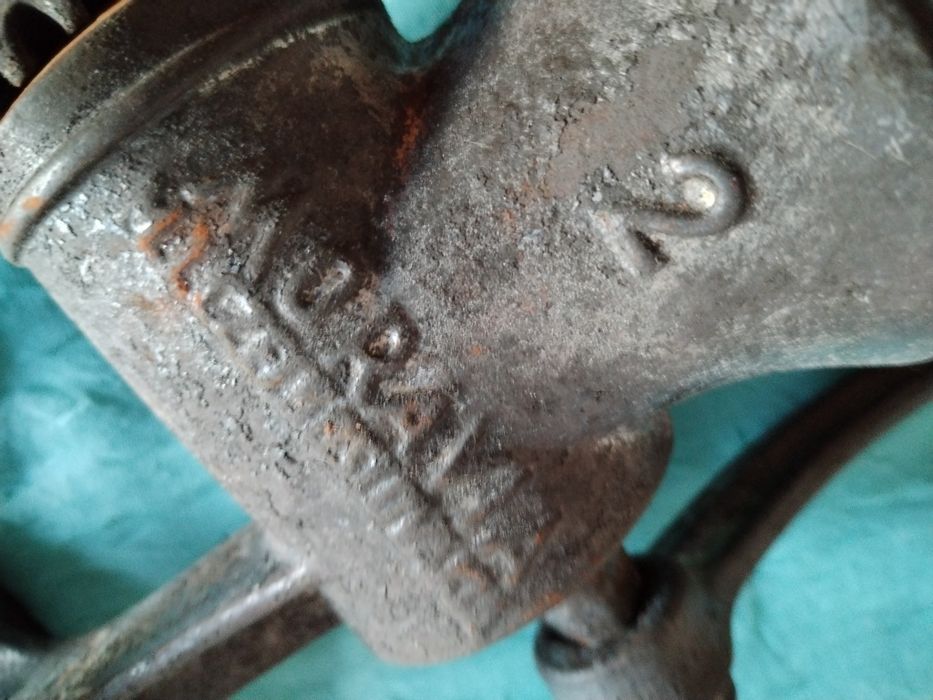 Máquina De Moer Carne Antiga Morávia - Década De 1920