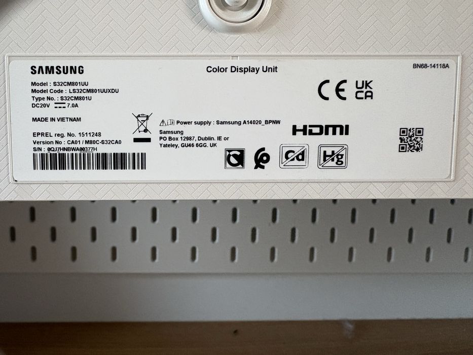 Samsung Monitor Smart M8 S32CM801U Pilot