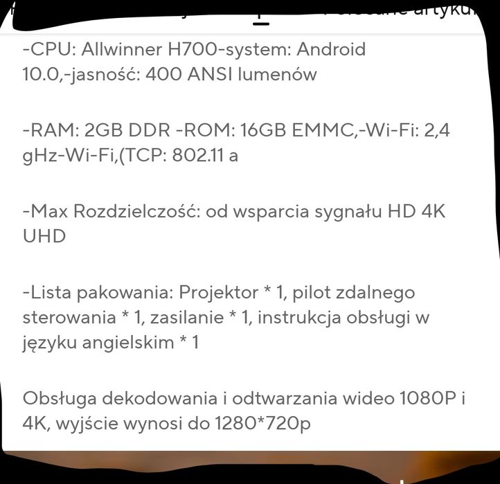Projektor, soundbar i Google Chromecast