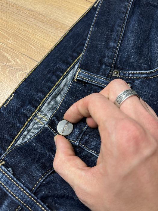 Carhartt Davies Custom Dżinsy Jeans Rap Skate Streetwear