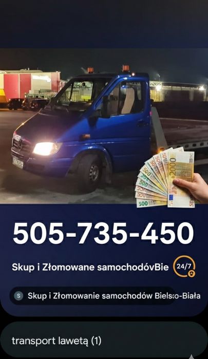 SKUP AUT – Złomowanie – Kasacja | Gotówka od ręki | Skoczów i okolice