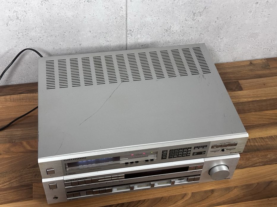 Zestaw Grundig T7500 R7500 tuner, wzmacniacz, amplituner vintage