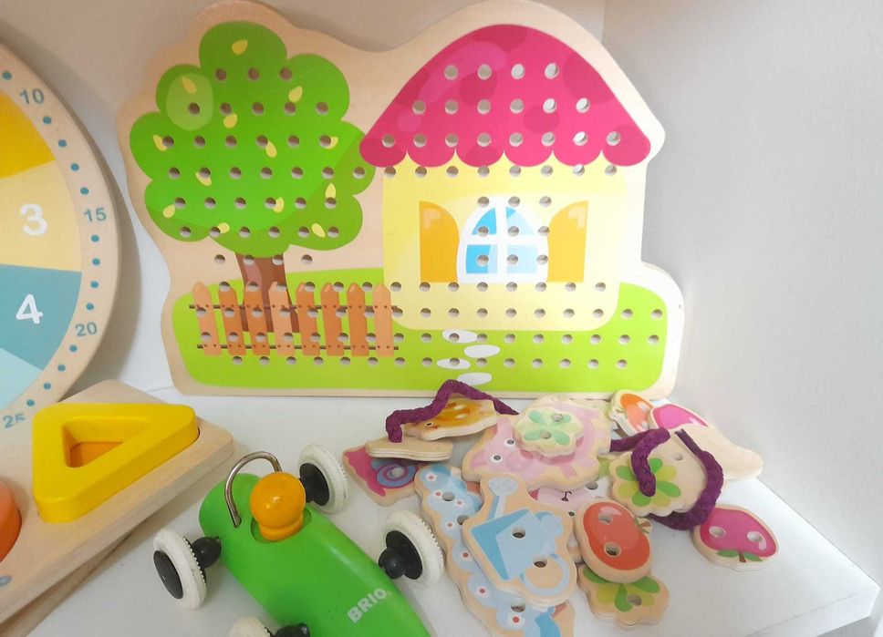 Brinquedos didáticos em madeira (Djeco, ikea)