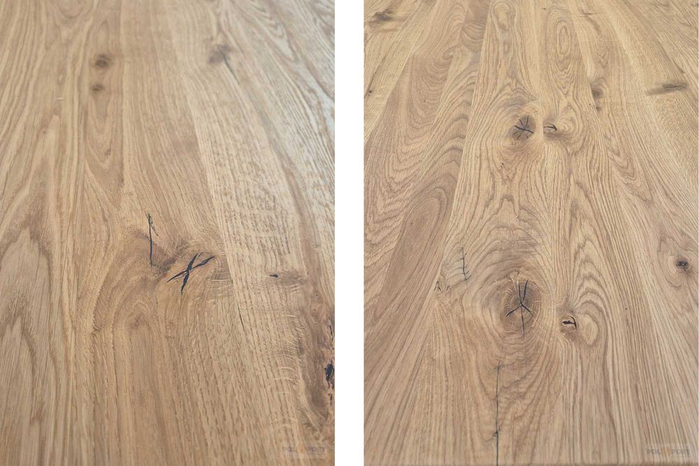 Stół dębowy na wymiar loft premium lite drewno nogi pająk handmade