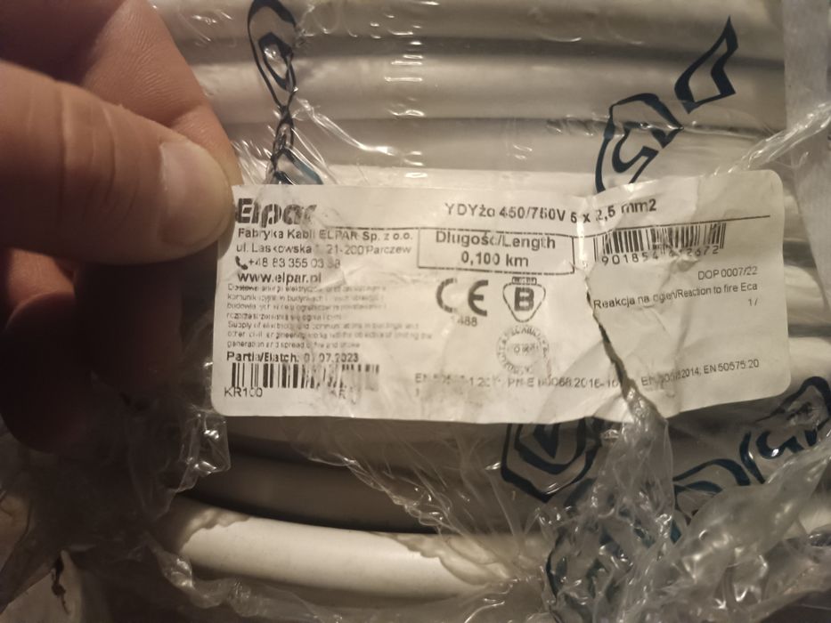 Kabel 5x2,5 100m