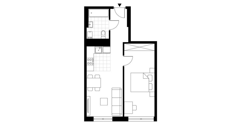 2-pokojowe mieszkanie 42m2 Bez Prowizji