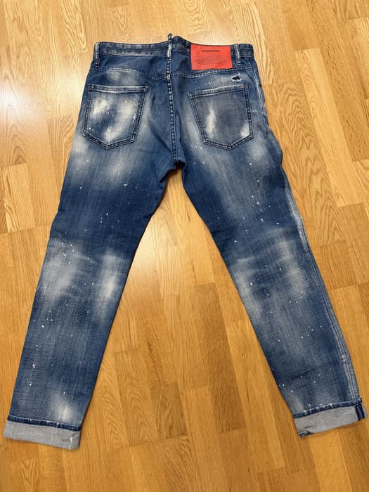 Джинсы dsquared2 сині