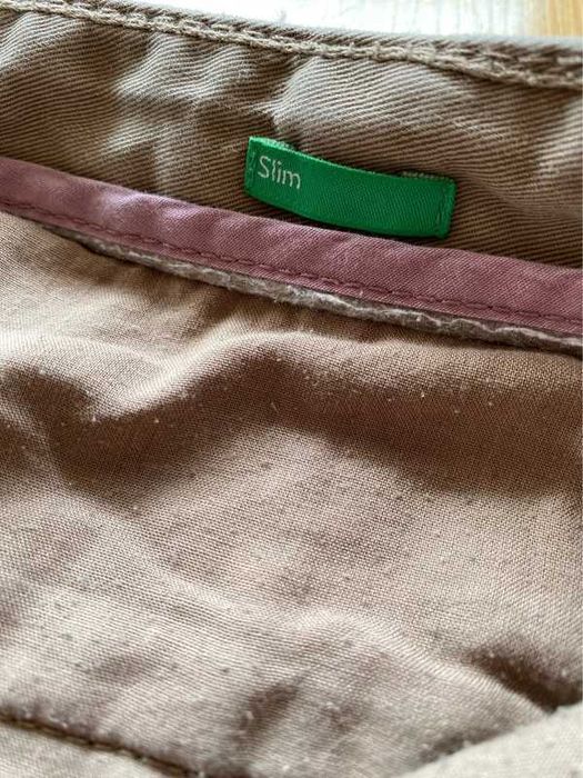 Calças chino bege Benetton (PT 48 | W38)