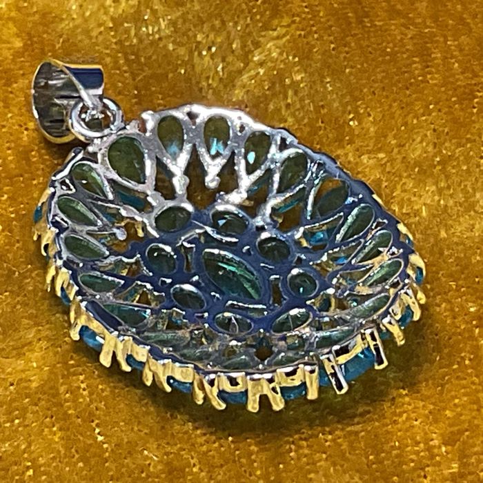 Pendente prata 925 medid,3,5 cm