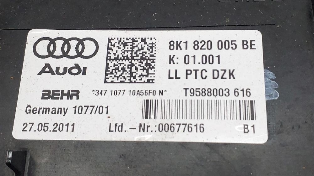 Chauffage / sofagem completa AUDI Q5 (8R)