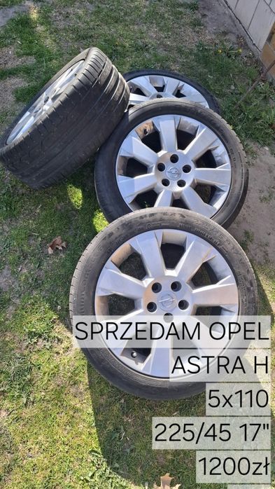 Alufelgi koła Opel Astra H 225/45 17"