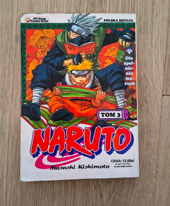NARUTO tom 3 pierwsza KOLEKCJONERSKA edycja!