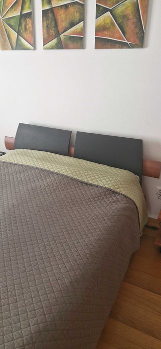 Cama de casal + estrado + colchão