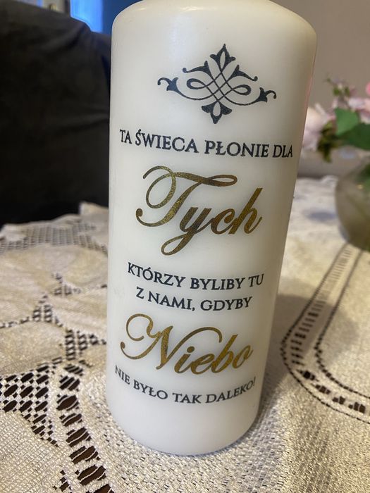 Świeca pamiątkowa