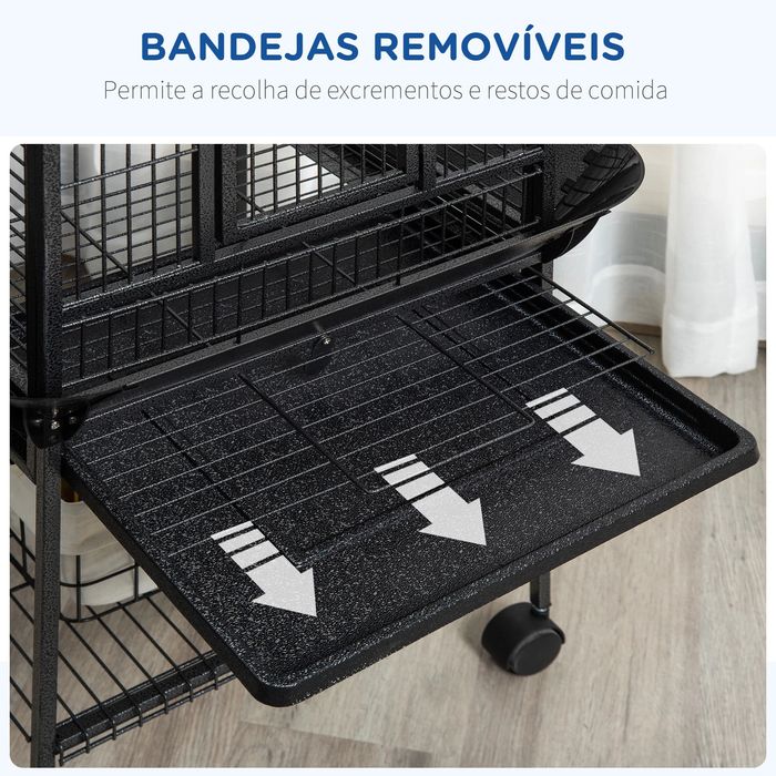 •NOVO• Gaiola Aço inoxidável* Portes Gratis todo País