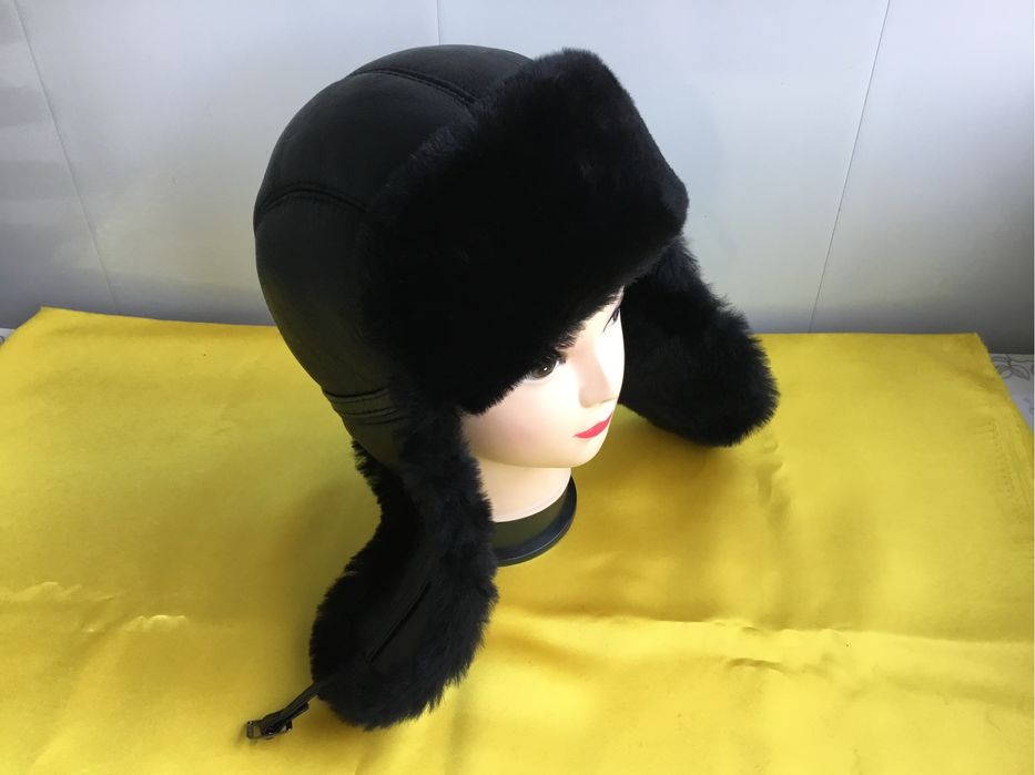 Шапка ушанка овчина чоловіча жіноча