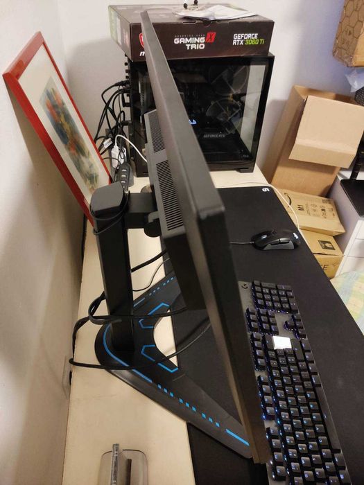 Monitor 27" 1440p 165Hz Lenovo G27q-20 IPS G-SYNC