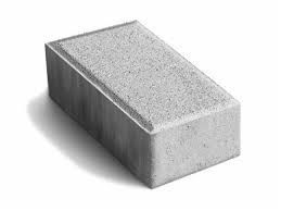 Kostka brukowa Prostokąt 6cm szary